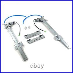 Vintage Car Street Hot Rat Rod Flat Glass Power Window Kit U Wire It 2 Door Kit