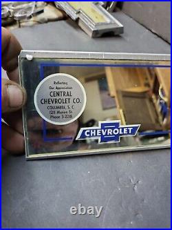 Vintage Car Visor Mirror Auto Accessory Station Central Chevrolet Co Columbia SC