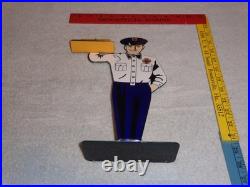 Vintage Chevrolet Genuine Parts 12 Metal Gasoline & Oil Salesman Car Truck Sign