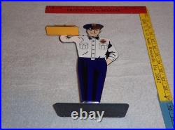 Vintage Chevrolet Genuine Parts 12 Metal Gasoline & Oil Salesman Car Truck Sign