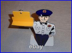 Vintage Chevrolet Genuine Parts 12 Metal Gasoline & Oil Salesman Car Truck Sign