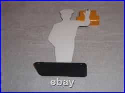 Vintage Chevrolet Genuine Parts 12 Metal Gasoline & Oil Salesman Car Truck Sign