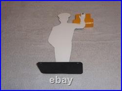 Vintage Chevrolet Genuine Parts 12 Metal Gasoline & Oil Salesman Car Truck Sign