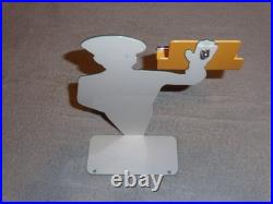 Vintage Chevrolet Genuine Parts 12 Metal Gasoline & Oil Salesman Car Truck Sign