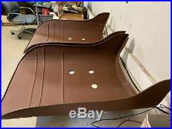 Vintage Chevy Ford Panel Bread Truck Ratrod Aviator Bucket Seat Backs Nos Pair