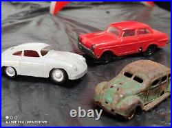 Vintage Chrysler Airflow Toy Car Prewar 1935'my Friends' Wind Up Japan Parts