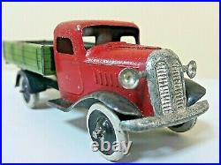 Vintage Chrysler Airflow Toy Car Prewar 1935'my Friends' Wind Up Japan Parts