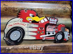 Vintage Clay Smith Cams Porcelain Sign Old Camshaft Engine Race Car Parts Auto