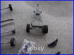 Vintage Cox 1/32 1/24 SLOT CAR Chassis LOT magn Wheels & Axles misc parts nascar