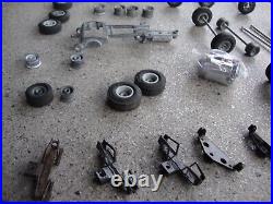 Vintage Cox 1/32 1/24 SLOT CAR Chassis LOT magn Wheels & Axles misc parts nascar