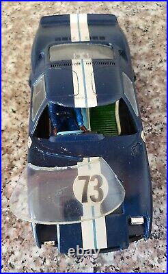 Vintage Cox Ford GT Slot Car, K&B Controller, Parts/Restoration