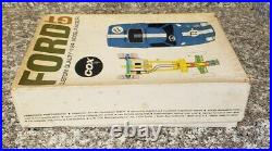 Vintage Cox Ford GT Slot Car, K&B Controller, Parts/Restoration