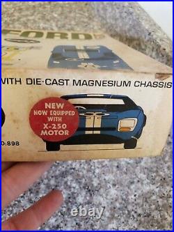 Vintage Cox Ford GT Slot Car, K&B Controller, Parts/Restoration