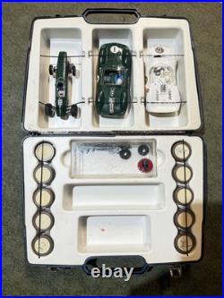 Vintage Cox Slot Cars Set Cars, Tracks, 2 Cases & Parts