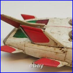 Vintage Cragstan Japan 1950s Fire Bird 3 Tin Space Toy Car Battery For Parts