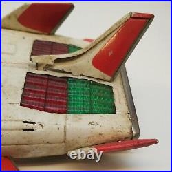 Vintage Cragstan Japan 1950s Fire Bird 3 Tin Space Toy Car Battery For Parts