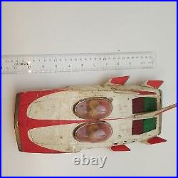 Vintage Cragstan Japan 1950s Fire Bird 3 Tin Space Toy Car Battery For Parts