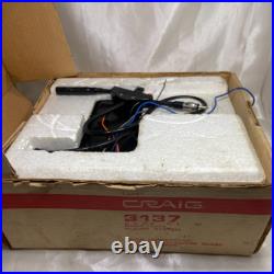 Vintage Craig 3137 AMFM 8 Track Underdash Mount Withslide Rack New In Box 1970's Vintage Craig 3137 AMFM 8 Track Underdash Mount Withslide Rack New In Box 1970's
