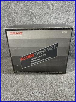 Vintage Craig Trans-Rib II Stereo Car Auto Speaker RARE FOR PARTS ONLY R772