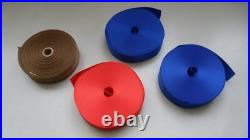 Vintage Custom Hot Rod Car Truck Seat Belt Lot Parts Red Blue Shop Bulk 03AA1