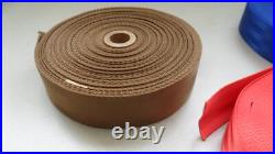 Vintage Custom Hot Rod Car Truck Seat Belt Lot Parts Red Blue Shop Bulk 03AA1