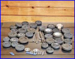 Vintage Diecast Metal Pressed Steel Car Parts Tires, Wheels, Etc. LOT