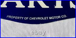 Vintage Double Sided Chevrolet 24 Parts Porcelain Sign Car Gas Oil Service
