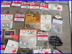 Vintage Dynamic Slot Car Model Parts Lot NOS Gears Rail Line Racing Accessories