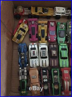 Vintage Early 1970s Hot Wheels Sizzlers Lot of 46 Cars & Parts