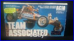 Vintage Edinger Team Associated RC10 Goldpan with box, manuals and more