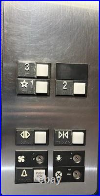 Vintage Elevator LRV COP/Car Operating Panel Withboard Part No. F8121BC1 Used