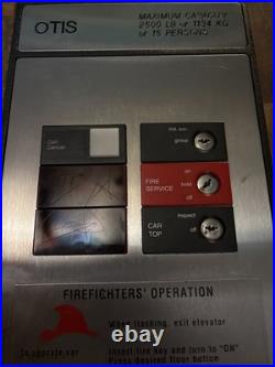 Vintage Elevator LRV COP/Car Operating Panel Withboard Part No. F8121BC1 Used