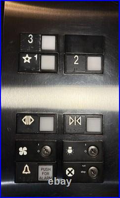 Vintage Elevator LRV COP/Car Operating Panel Withboard Part No. F8121BC1 Used