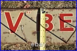 Vintage FORD Dearborn Genuine Parts V Belts Advertising Display Rack SIGN