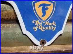 Vintage Firestone Porcelain Sign Gas Oil Lube Lining Brakes Auto Tire Car Parts Vintage Firestone Porcelain Sign Gas Oil Lube Lining Brakes Auto Tire Car Parts