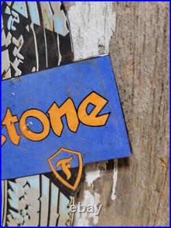 Vintage Firestone Porcelain Sign Old Auto Truck Tire Manufacturer Car Parts Sign Vintage Firestone Porcelain Sign Old Auto Truck Tire Manufacturer Car Parts Sign
