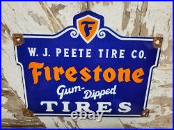 Vintage Firestone Porcelain Sign Old Gum Dipped Rubber Tires Car Auto Parts Shop Vintage Firestone Porcelain Sign Old Gum Dipped Rubber Tires Car Auto Parts Shop