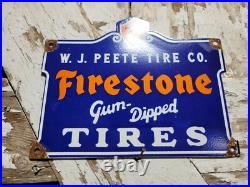 Vintage Firestone Porcelain Sign Old Gum Dipped Rubber Tires Car Auto Parts Shop Vintage Firestone Porcelain Sign Old Gum Dipped Rubber Tires Car Auto Parts Shop