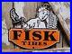 Vintage-Fisk-Tire-Sign-Old-Porcelain-Sign-Car-Truck-Parts-Garage-Tires-Repair-01-izl