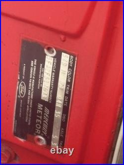 Vintage Ford/Mercury Meteor Custom car parts, 4 doors, hood, trunk lid, fenders, exc