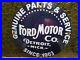 Vintage-Ford-Motor-Co-Porcelain-Sign-Detroit-Car-Gas-Sales-Service-Auto-Parts-01-gqs