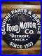Vintage-Ford-Motor-Co-Porcelain-Sign-Detroit-Car-Gas-Sales-Service-Auto-Parts-01-neqi