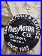 Vintage-Ford-Motor-Co-Porcelain-Sign-Detroit-Car-Gas-Sales-Service-Auto-Parts-01-qzz