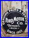 Vintage-Ford-Motor-Co-Porcelain-Sign-Detroit-Car-Gas-Sales-Service-Auto-Parts-01-tq