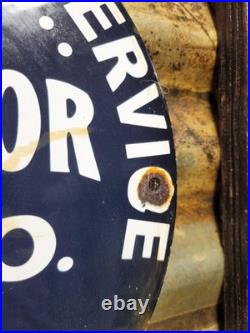 Vintage Ford Motor Co. Porcelain Sign Detroit Car Gas Sales Service Auto Parts Vintage Ford Motor Co. Porcelain Sign Detroit Car Gas Sales Service Auto Parts