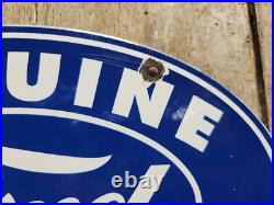 Vintage Ford Porcelain Sign Old 12 Genuine Car Parts Dealer Sales Service Oval Vintage Ford Porcelain Sign Old 12 Genuine Car Parts Dealer Sales Service Oval