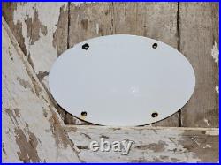 Vintage Ford Porcelain Sign Old 12 Genuine Car Parts Dealer Sales Service Oval Vintage Ford Porcelain Sign Old 12 Genuine Car Parts Dealer Sales Service Oval