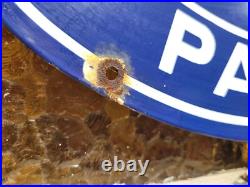 Vintage Ford Porcelain Sign Old Genuine Auto Car Truck Parts Dealer Service 17 Vintage Ford Porcelain Sign Old Genuine Auto Car Truck Parts Dealer Service 17