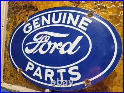 Vintage Ford Porcelain Sign Old Genuine Auto Car Truck Parts Dealer Service 17 Vintage Ford Porcelain Sign Old Genuine Auto Car Truck Parts Dealer Service 17