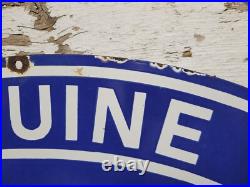 Vintage Ford Porcelain Sign Old Genuine Parts Stockists Car Truck Service 24